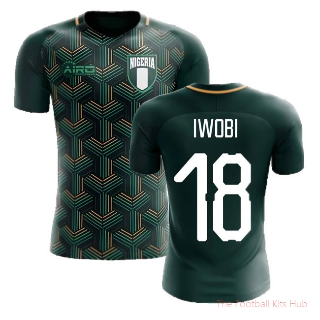 2025-2026 Nigeria Third Concept Football Shirt (Iwobi 18)