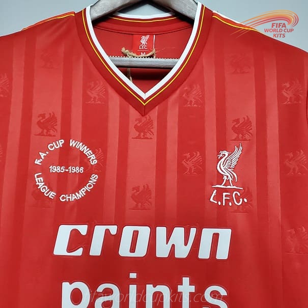 Home Game Football Strip of Liverpool season 85-86