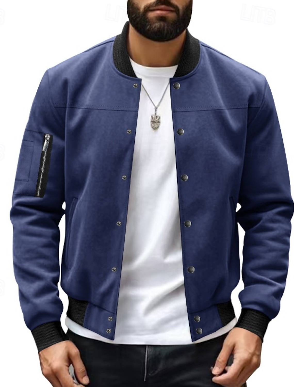Men's Lightweight Jacket Summer Bomber Windbreaker Vacation Daily