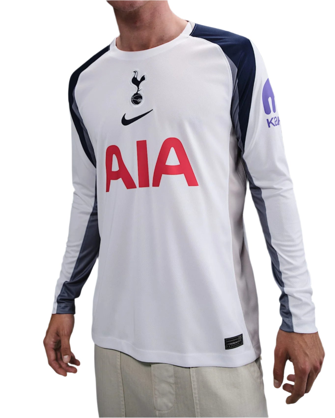 Tottenham Long Sleeve 2025-2026 UCL Home Jersey – Authentic Shirt