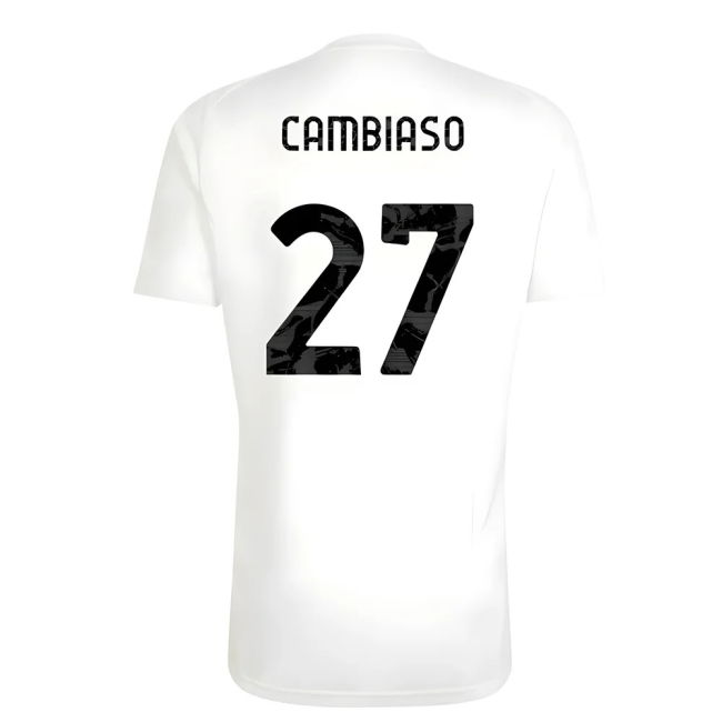 2025-2026 Juve Training Shirt (White) Reinforced Seams Lightweight