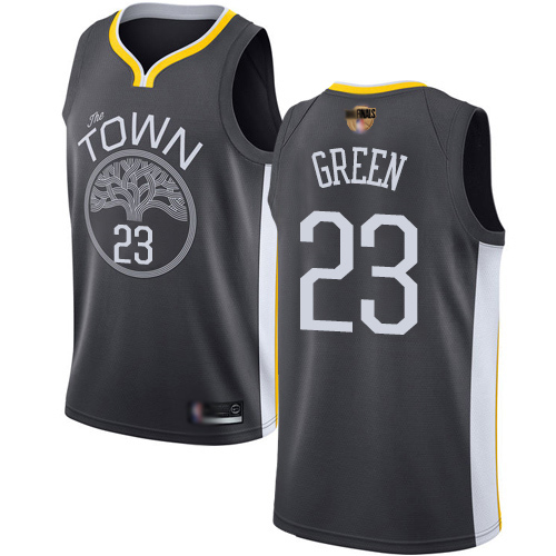 GSW Draymond Green #23 Authentic 2019 Finals NBA Swingman Jersey Gold
