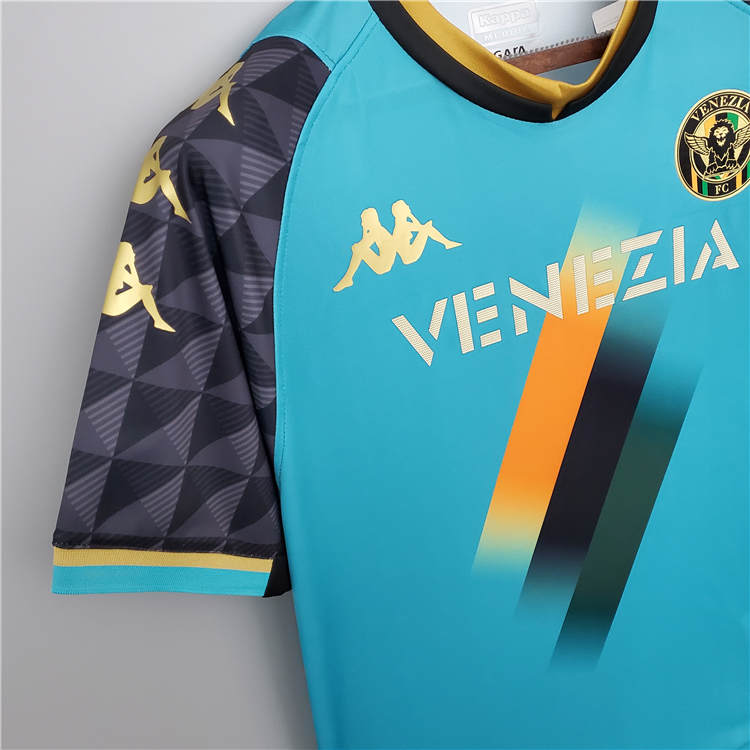 Official Venezia FC 21-22 Goalkeeper Blue Soccer Jersey Football Shirt