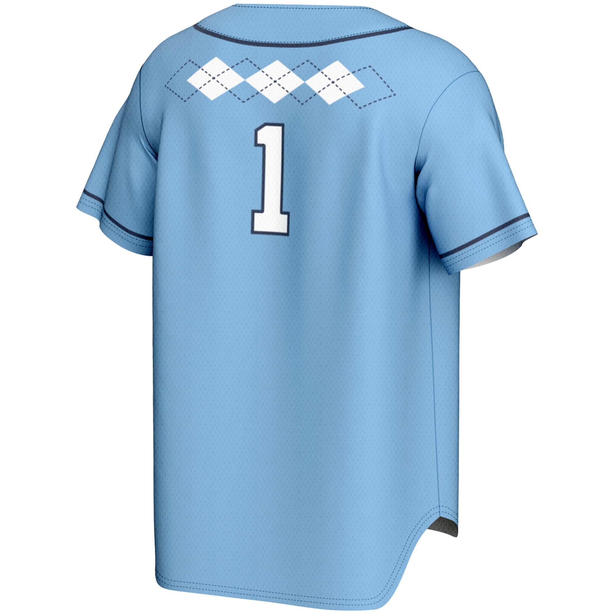 [NJP] North Carolina Tar Heels GameDay Greats Youth Lightweight Softball Jersey - Carolina Blue