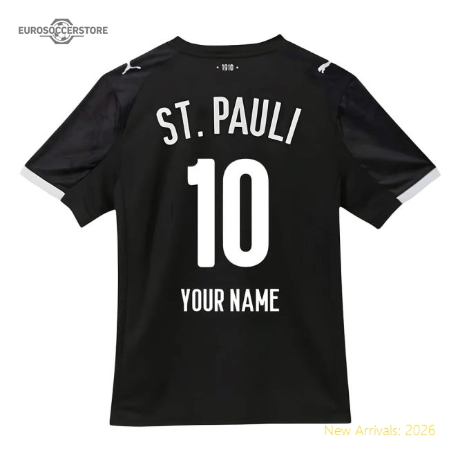 Professional-Grade 2025-2026 St Pauli Third Shirt (Your Name)
