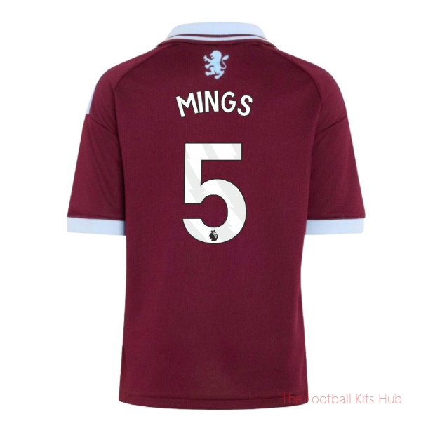 Supporters Aston Villa 2026-2027 Home Shirt (Kids) (Mings 5)