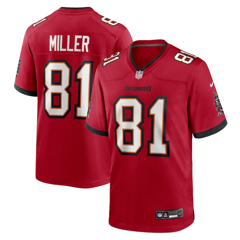 None Ryan Miller Tampa Bay Buccaneers Retro Replica Jersey Game Day We