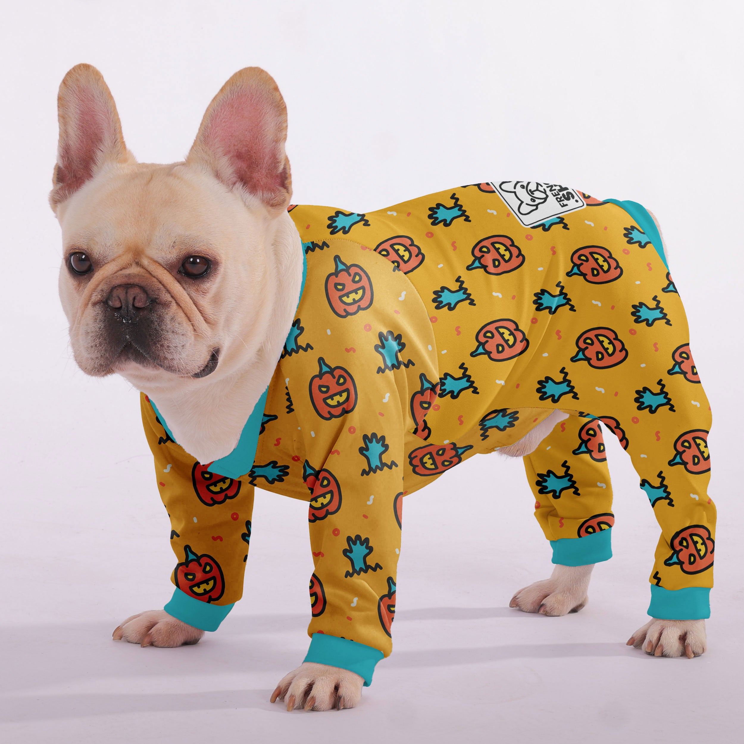 Archie - Warm Frenchie Pajamas Winter Wear | Breed-optimized