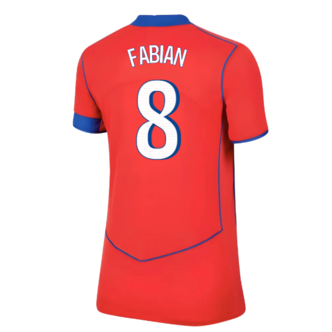 Premium 2025-2026 Psg Paris Third Shirt (womens) (fabian 8)