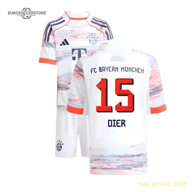Teams,Bayern Bayern Away Club Munich 2025-2026 Kit Mini For Football