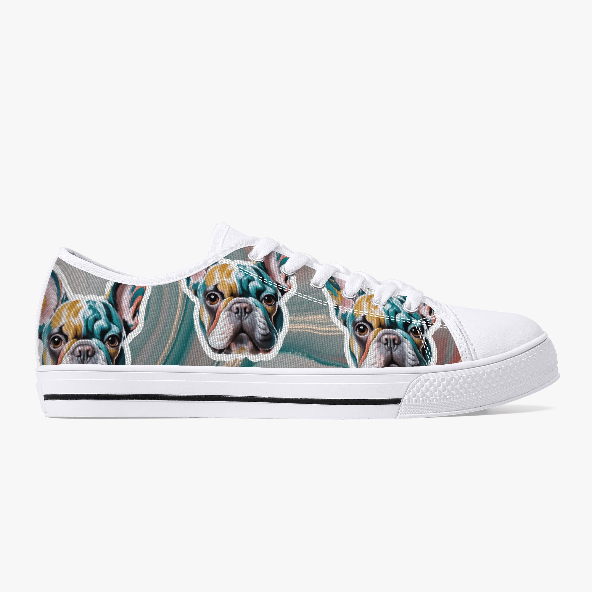 Pet-Lover Elton - Classic Low-top Canvas Shoes for Pet Enthusiasts