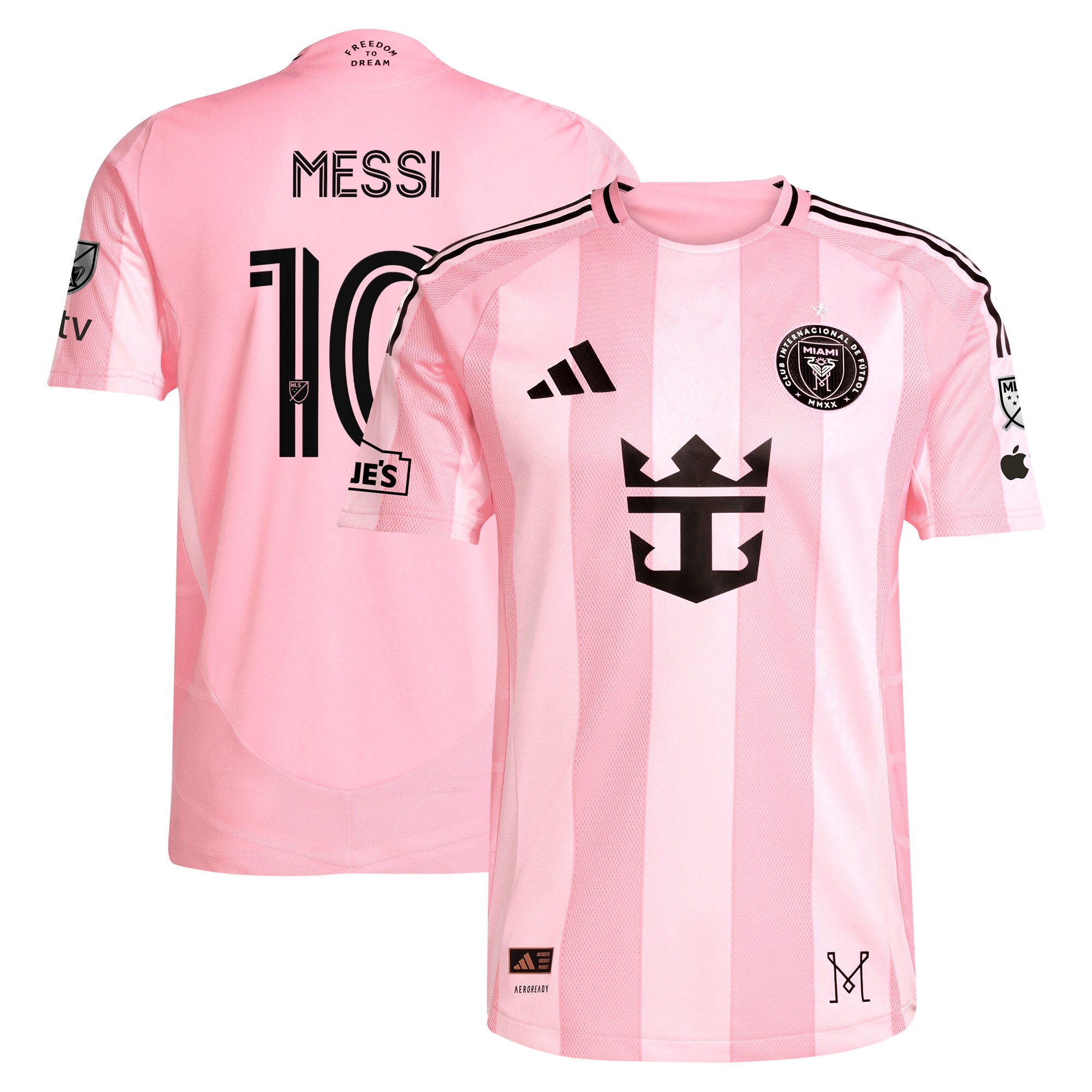 [SJH] Lionel Messi #10 Inter Miami CF 2025 Euforia Authentic On-Field Jersey - Pink