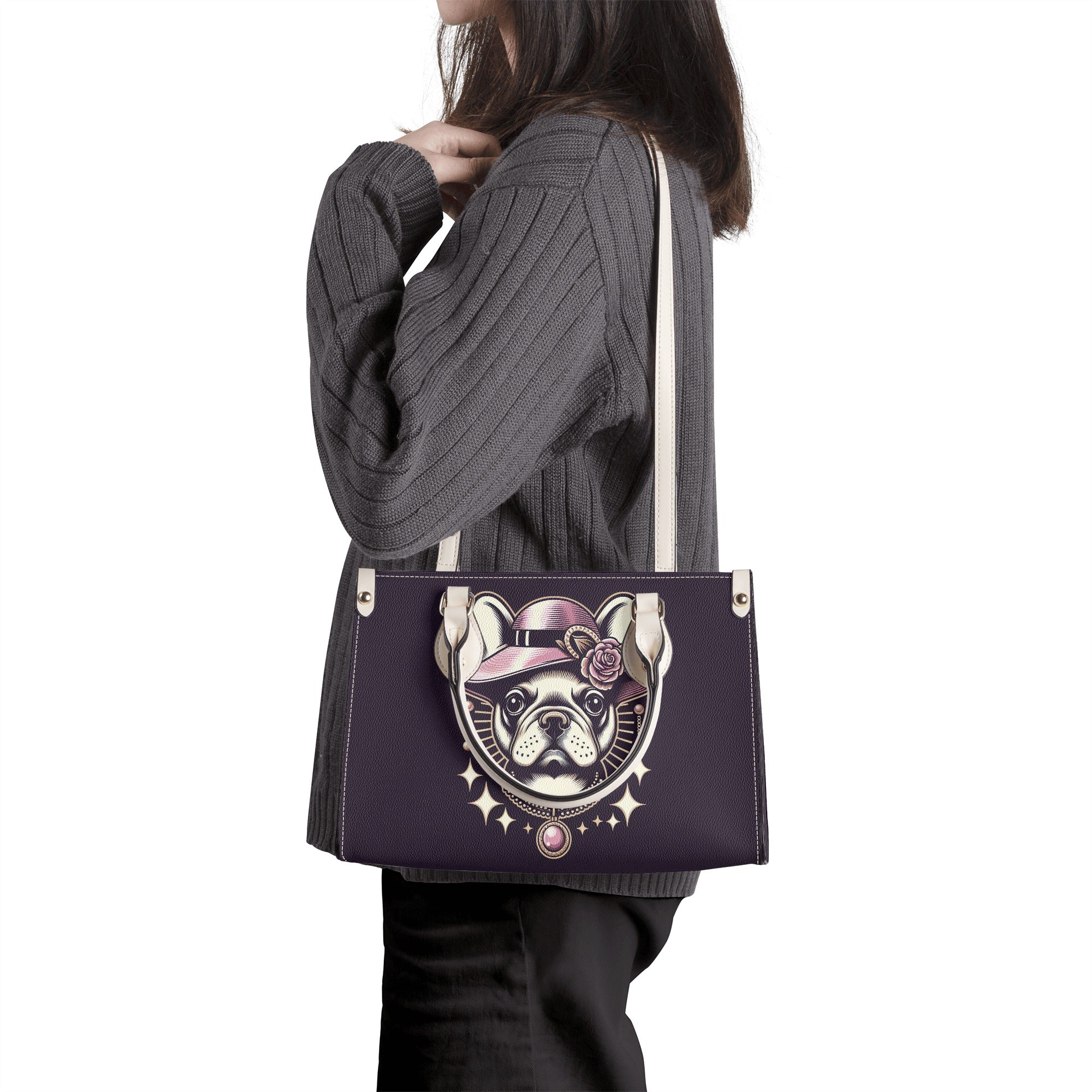 French Bulldog Lover Sofía Luxury Women Handbag Gift For Dog Lovers