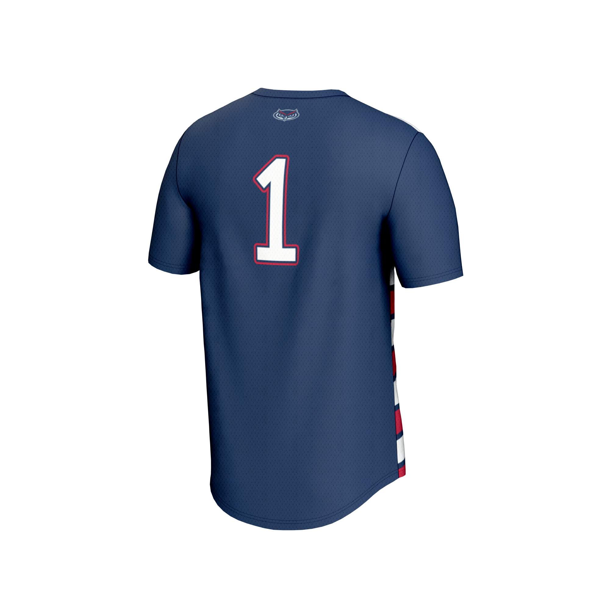 [LK] Florida Atlantic Owls GameDay Greats Unisex Lightweight Collegiate Soccer Fashion Jersey - Navy/Red