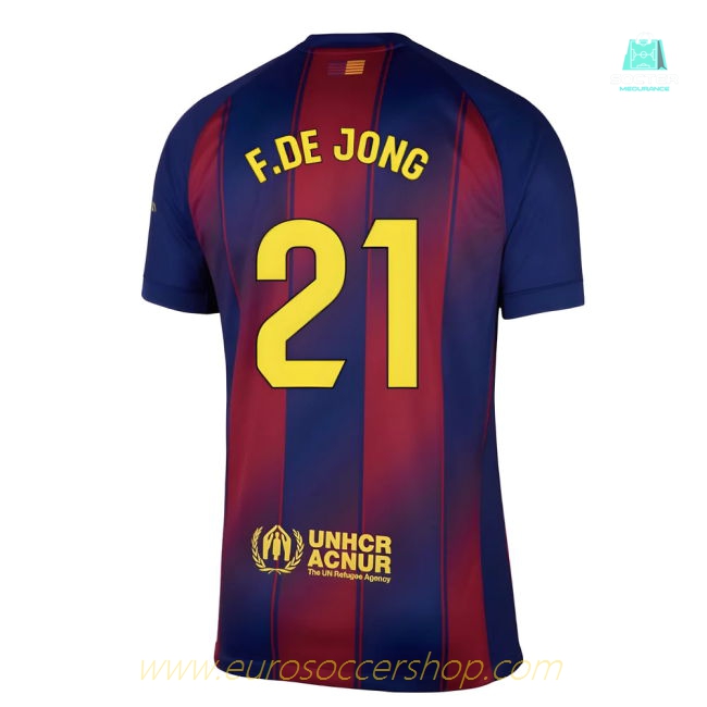 2025-2026 Barcelona Home Shirt (F.De Jong 21)