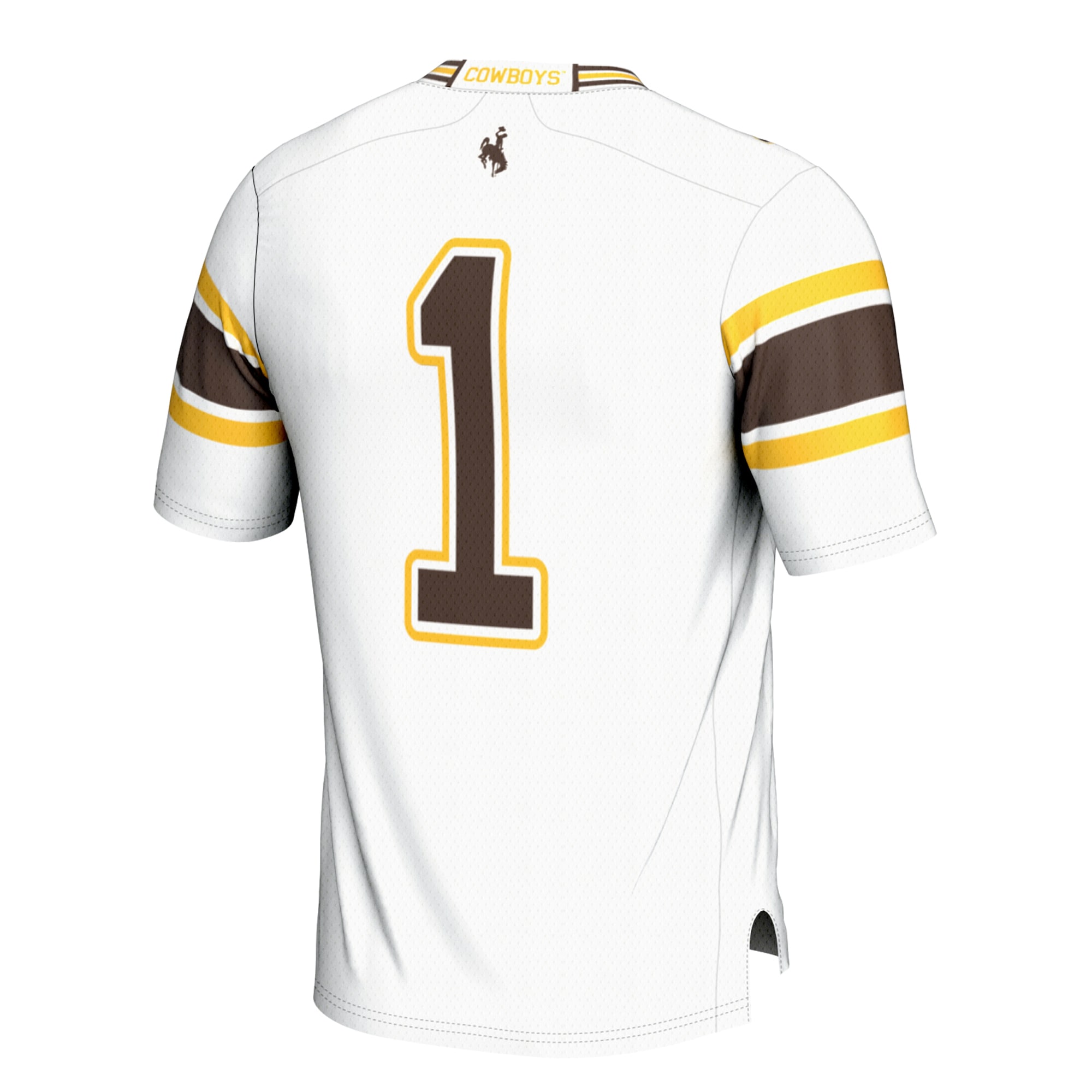 #1 Wyoming Cowboys GameDay Greats 2026 Season Football Jersey - White