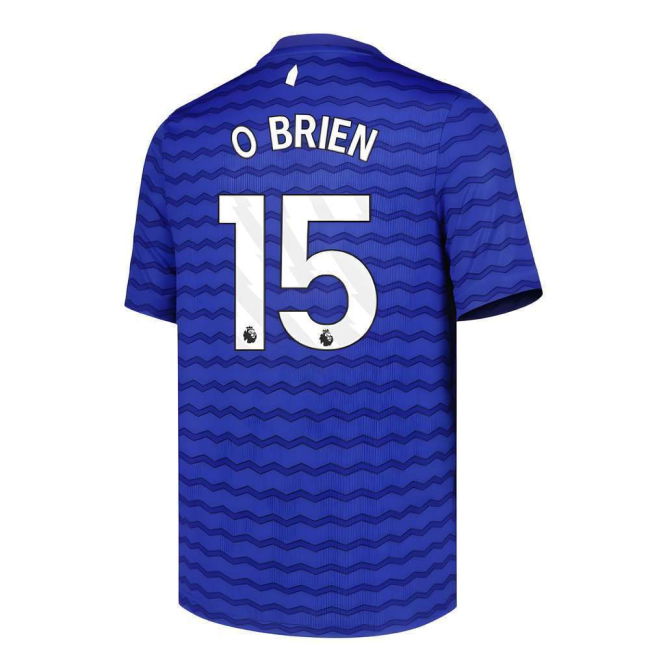 2025-20 Everton Authentic Home Jersey O Brien #15 M S Kids