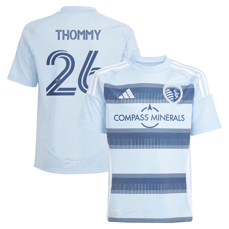 High-Quality Sporting KC Youth 2025 Replica Player Jersey - Authentic...