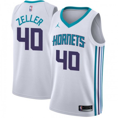 Nike Nets White Charlotte Hornets #40 Jersey - Game Day Wear