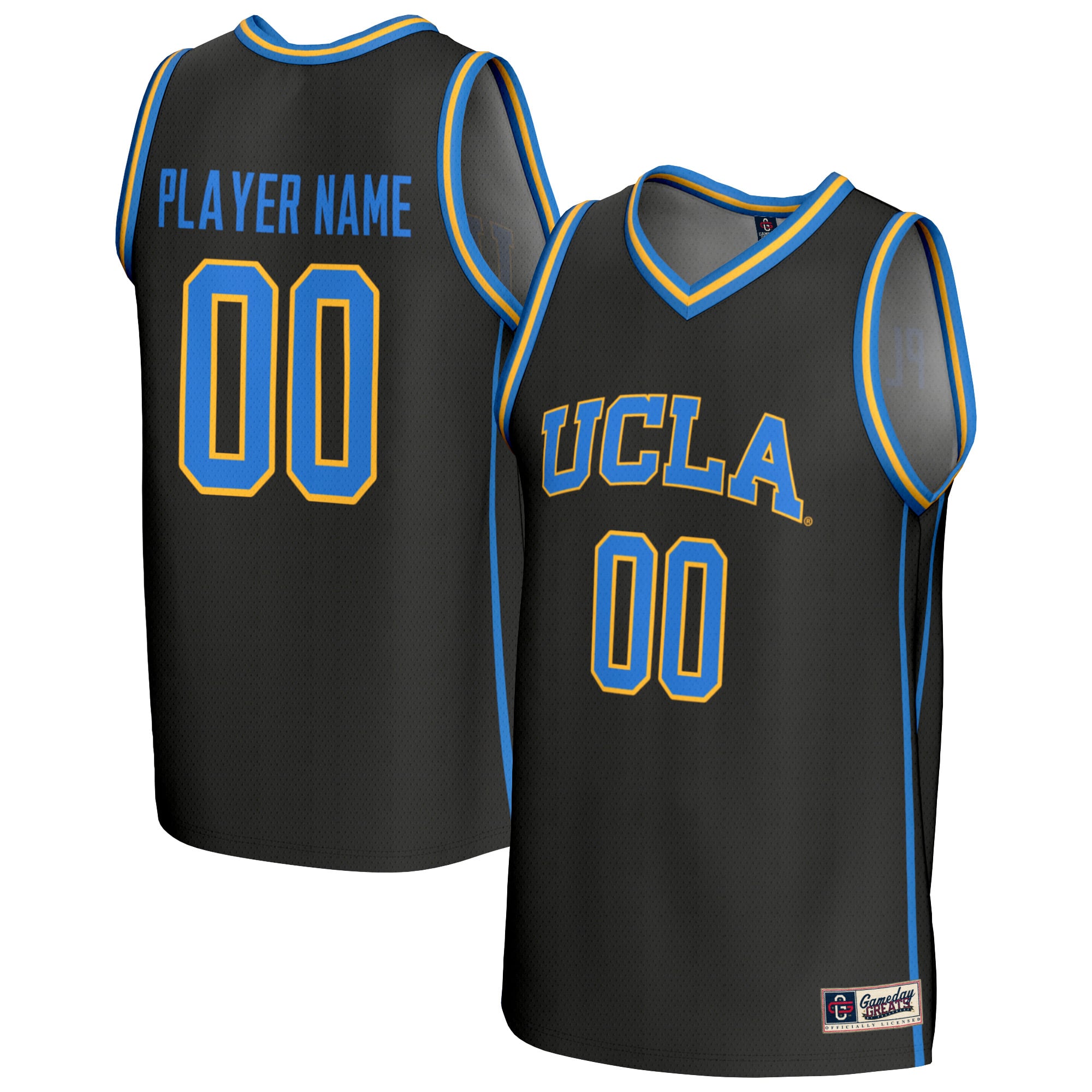 UCLA Bruins GameDay Greats Youth NIL Pick-A-Player Lightweight Basketball Fashion Jersey - Black