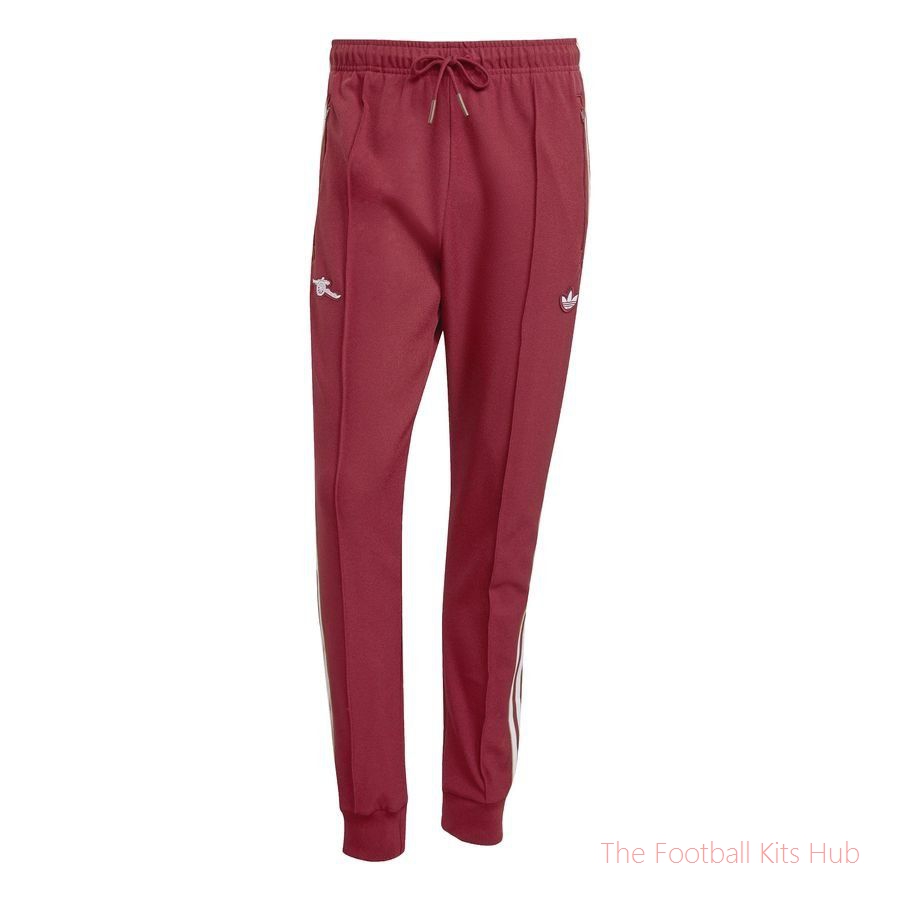 Arsenal Training Trousers Terrace Icons - Collegiate Burgundy