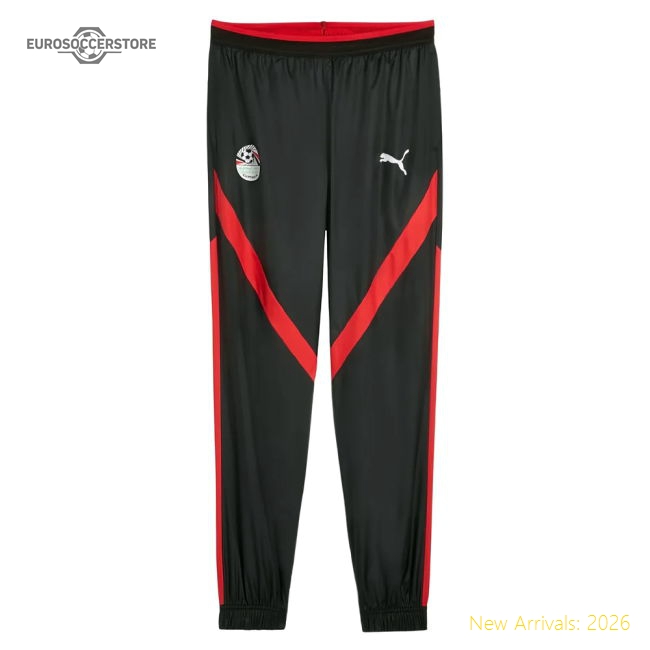2025-2026 Egypt Prematch Woven Pants (Black)