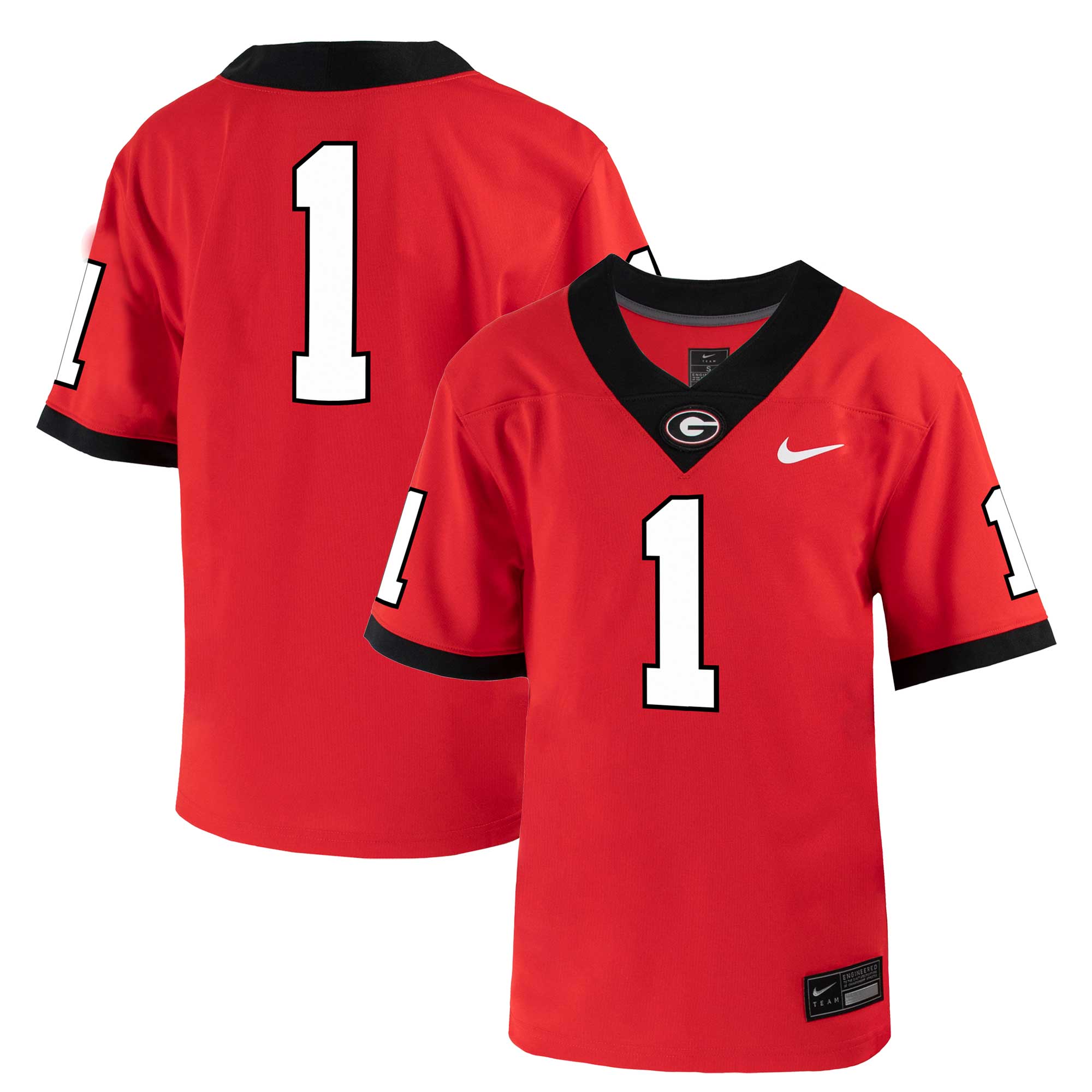 #1 Georgia Bulldogs Toddler Untouchable 26/27 Football Jersey - Red