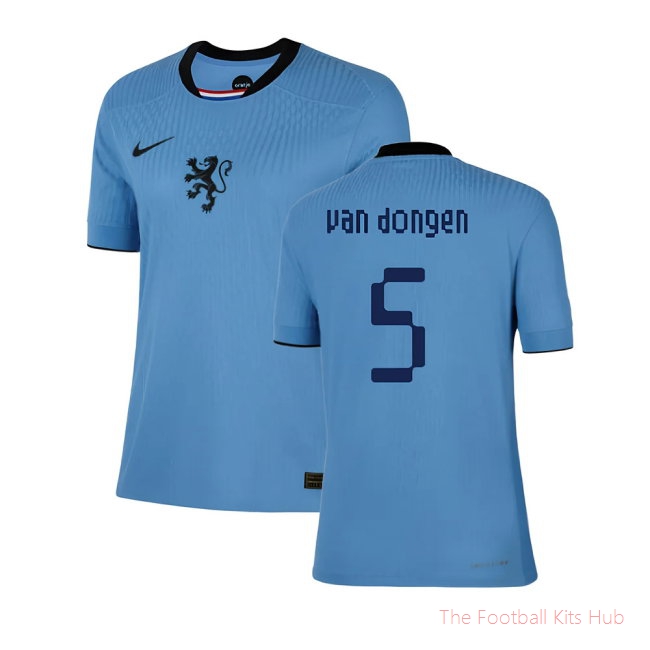 2025-2026 Netherlands Womens Team Away Shirt (Ladies) (Van Dongen 5)