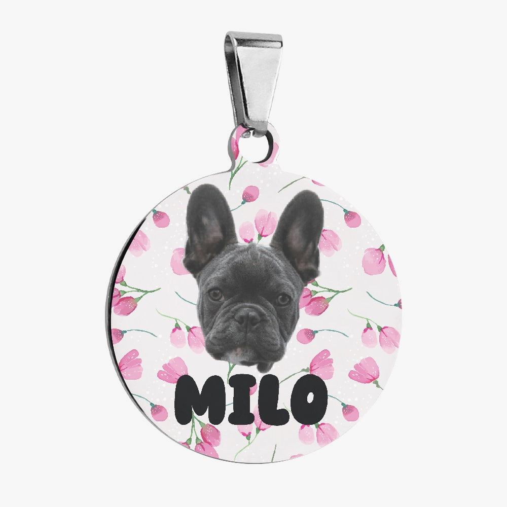 French Bulldog Maple Custom Double Sided French Bulldog Tag Durable Dog Item
