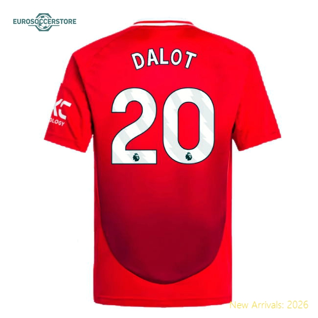 2024-2025 Man Utd Home Shirt (Kids) (Dalot 20)