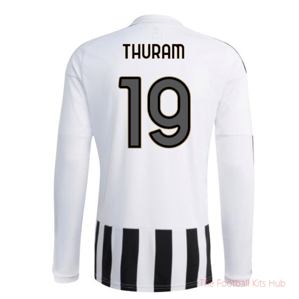 Premium Juventus 2026-2027 Long Sleeve Home Shirt (Thuram 19)