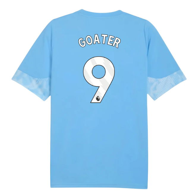 2025-2026 Man City Training Jersey (Light Blue) (Goater 9)