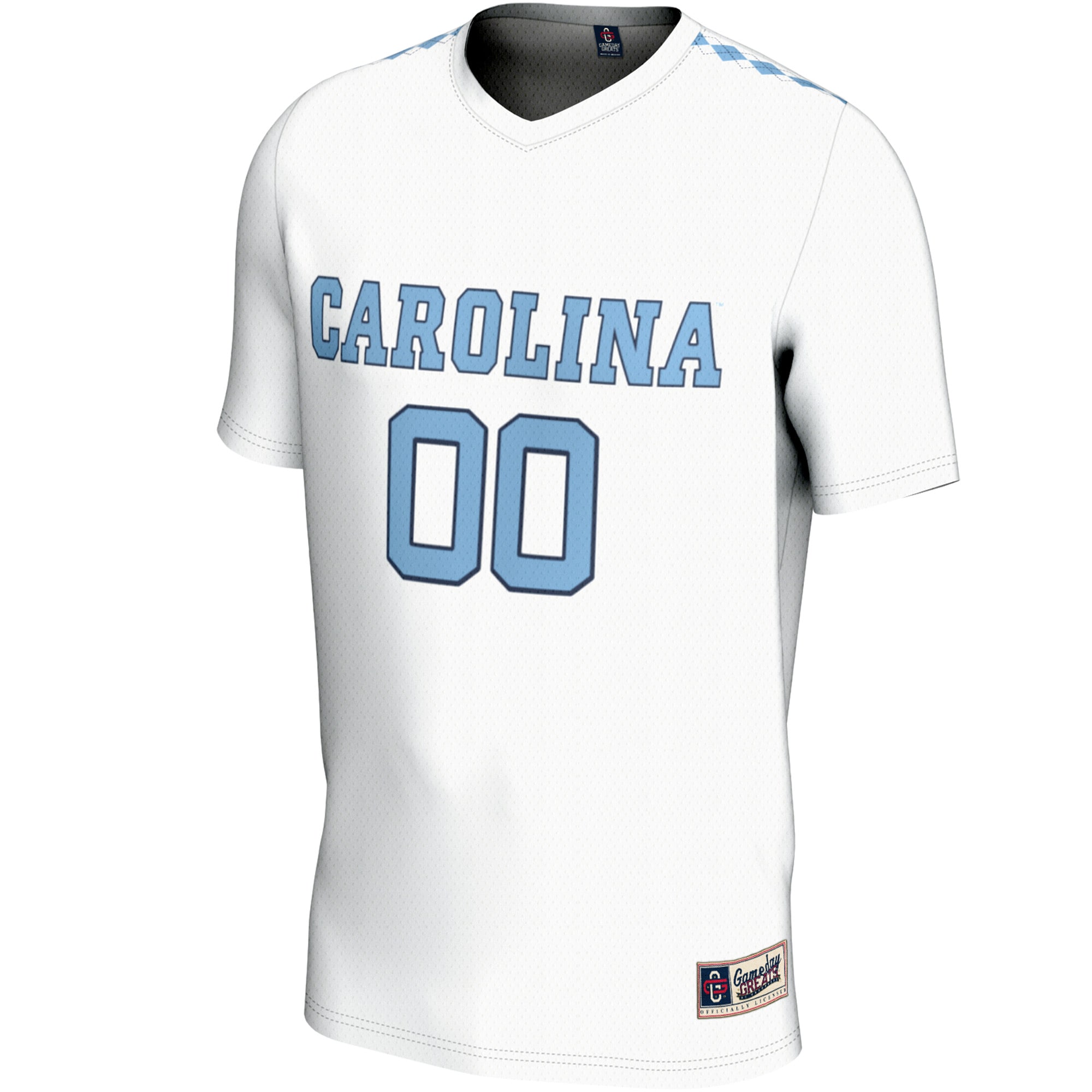 [DDG] North Carolina Tar Heels GameDay Greats Unisex NIL Pick-A-Player Women's Lacrosse Lightweight Jersey - White