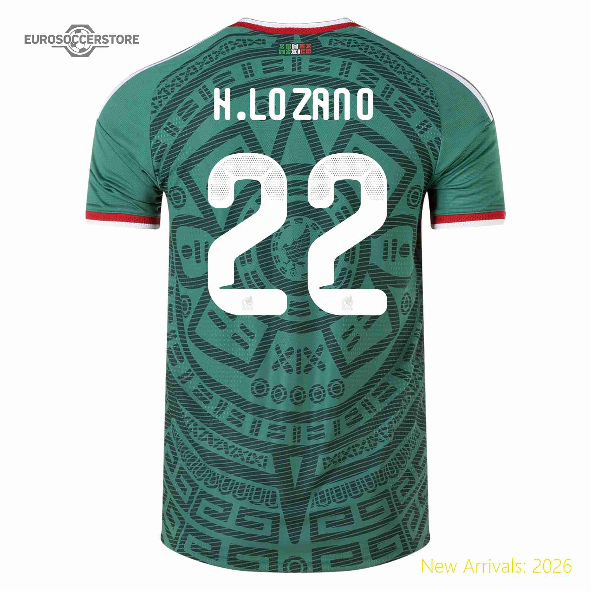 Fashionable Men Premium Mex Timeless Star Home Jersey 2026