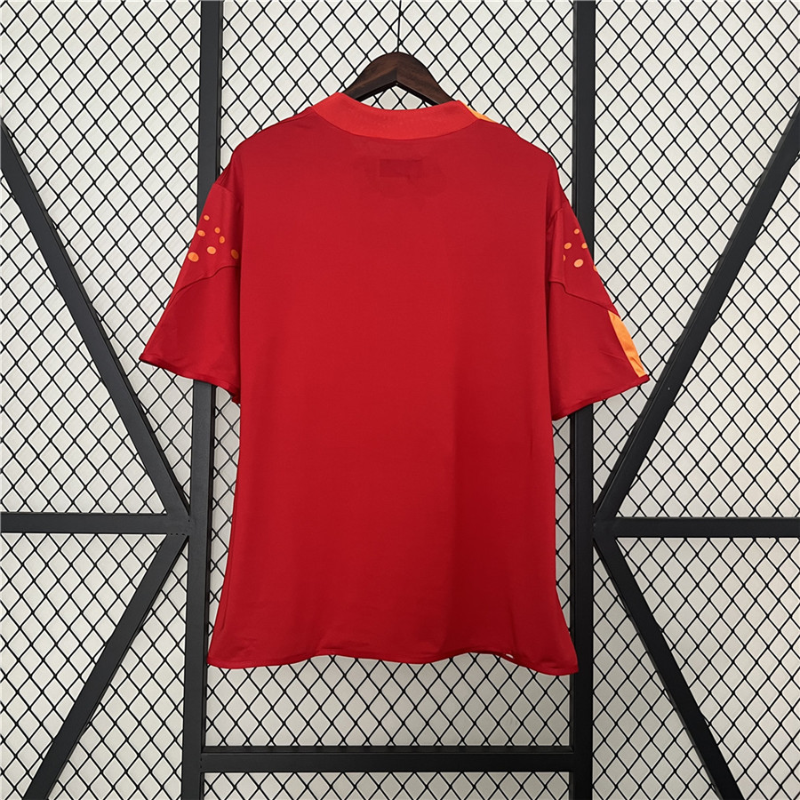High Quality Performance Driven AS Roma Retro Home Shirt 0405