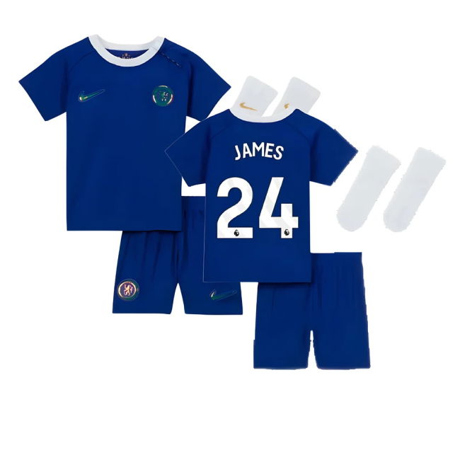 Pro Series Fan Gear Chelsea Chelsea Home Baby Kit James #24 New Re...