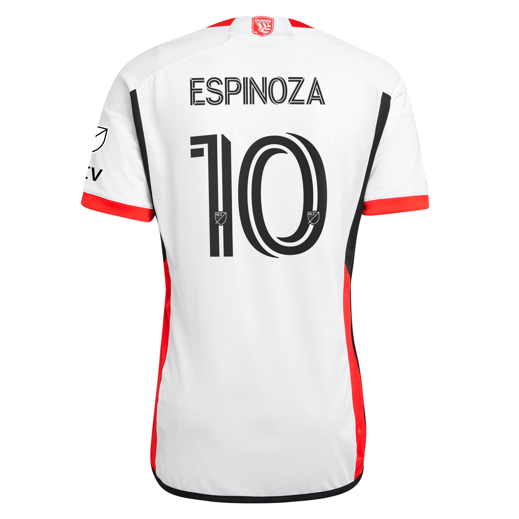 [JED] Cristian Espinoza San Jose Earthquakes 2025 The 50 Kit Authentic Player Jersey - White
