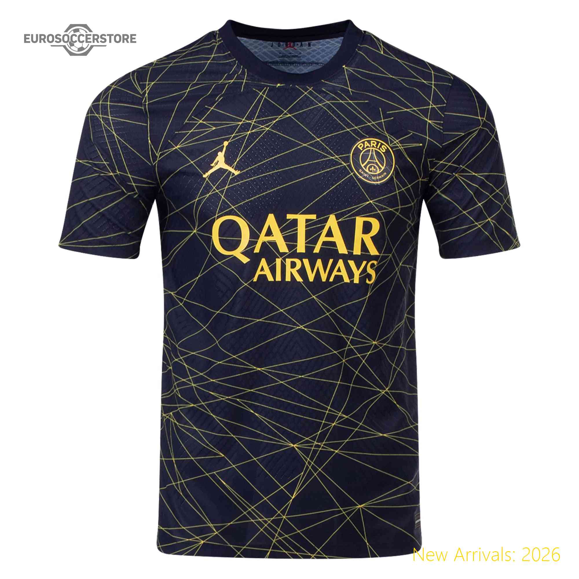 Officially Approved Men Psg Team Authentic Unknown Jersey 2023