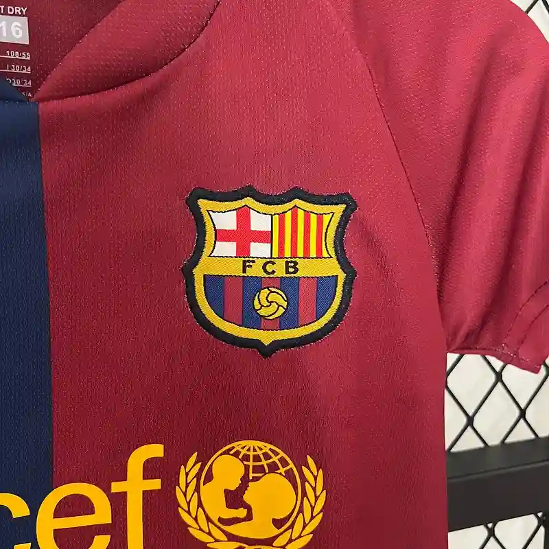2008-2009 Kids Barcelona Jersey retro kit