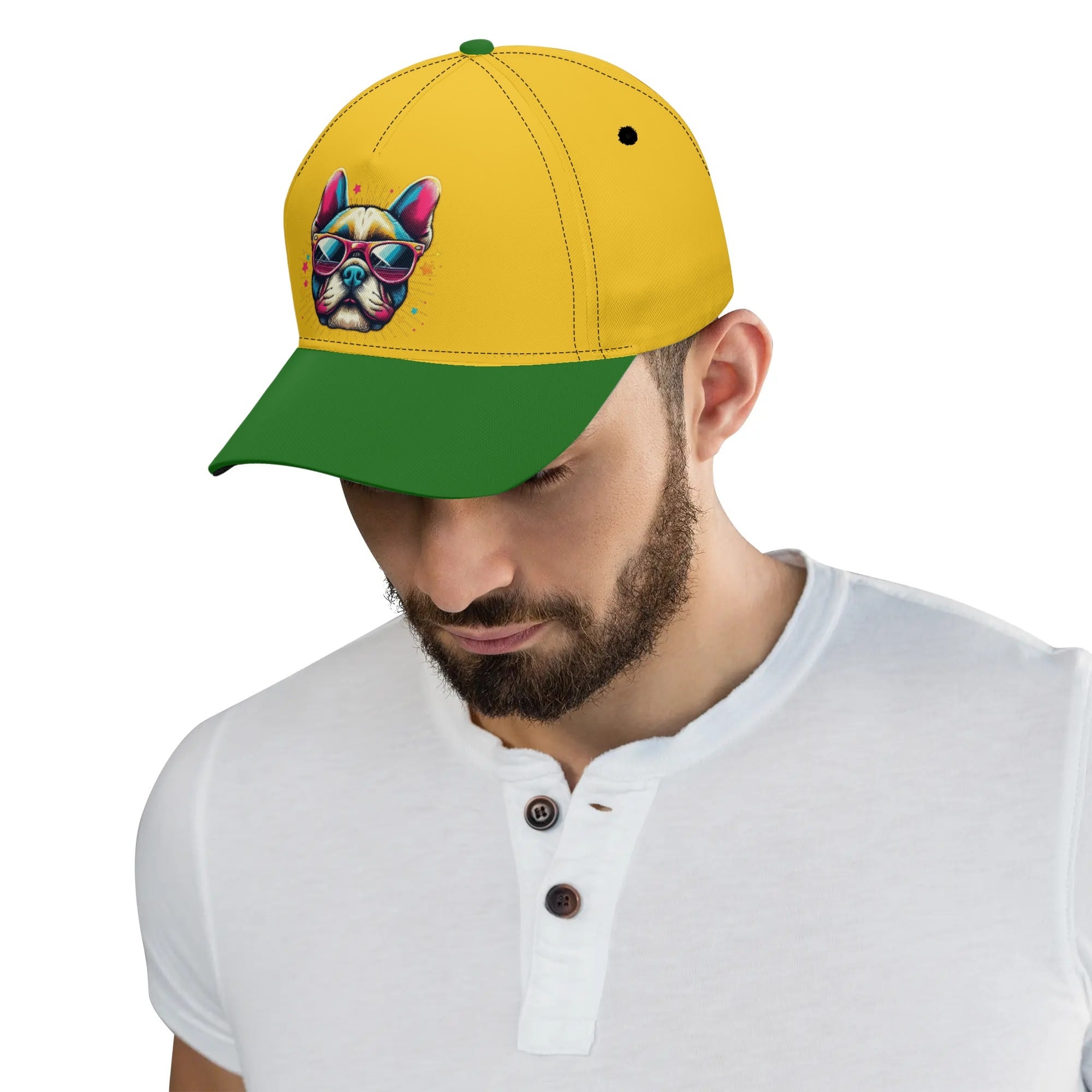 French Bulldog Paisley Baseball Cap Useful Frenchie Gear