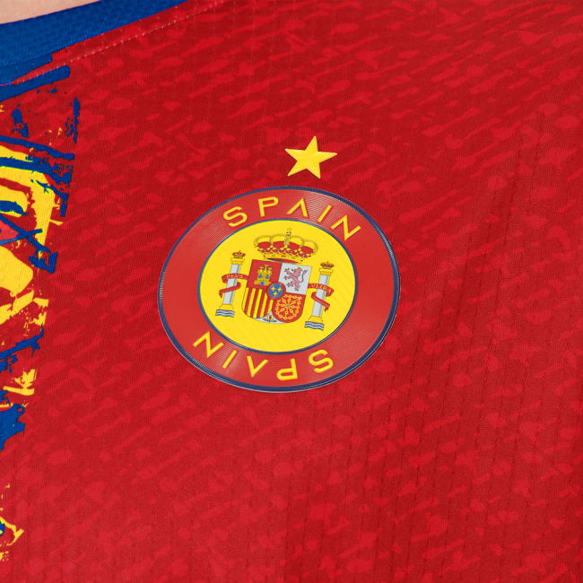 Premium Spain Legacy Football Jersey Red (Wolvate) Adult Short Sleeve