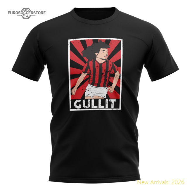 Supporter Ruud Gullit Ac Milan Legend Series T-Shirt (Black)