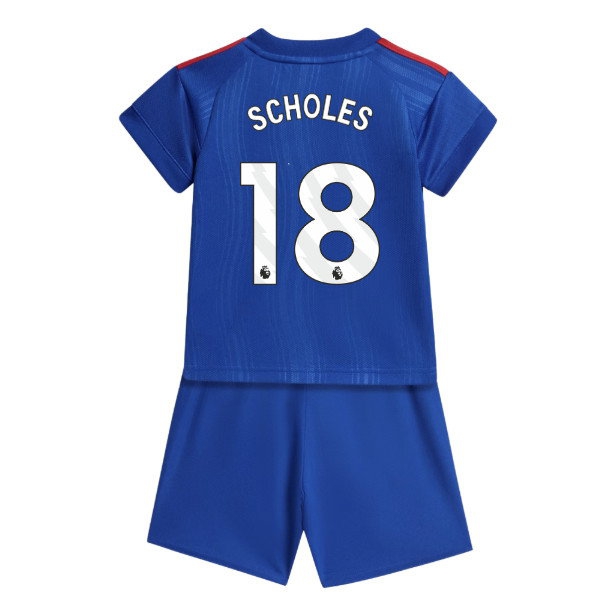[WSG] 2026 2027 Man Utd Baby Kit Away Uniform (Scholes 18)