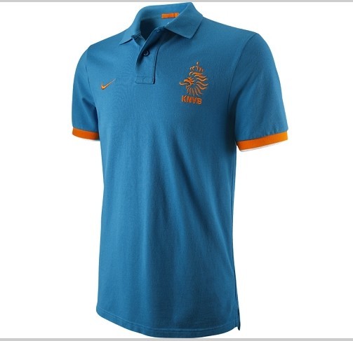2013 Netherlands Blue Polo T-Shirt - Official Replica 4637
