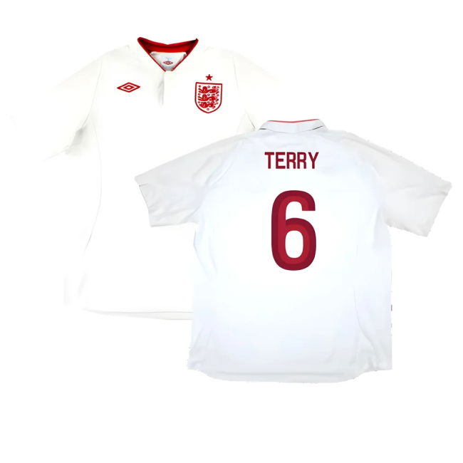 Match Replica England Home Fan Jersey (Adults) (Terry 6) (1)