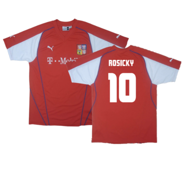 Exclusive Czech Republic Home Rare Jersey 2003-2004 (Rosicky 10)