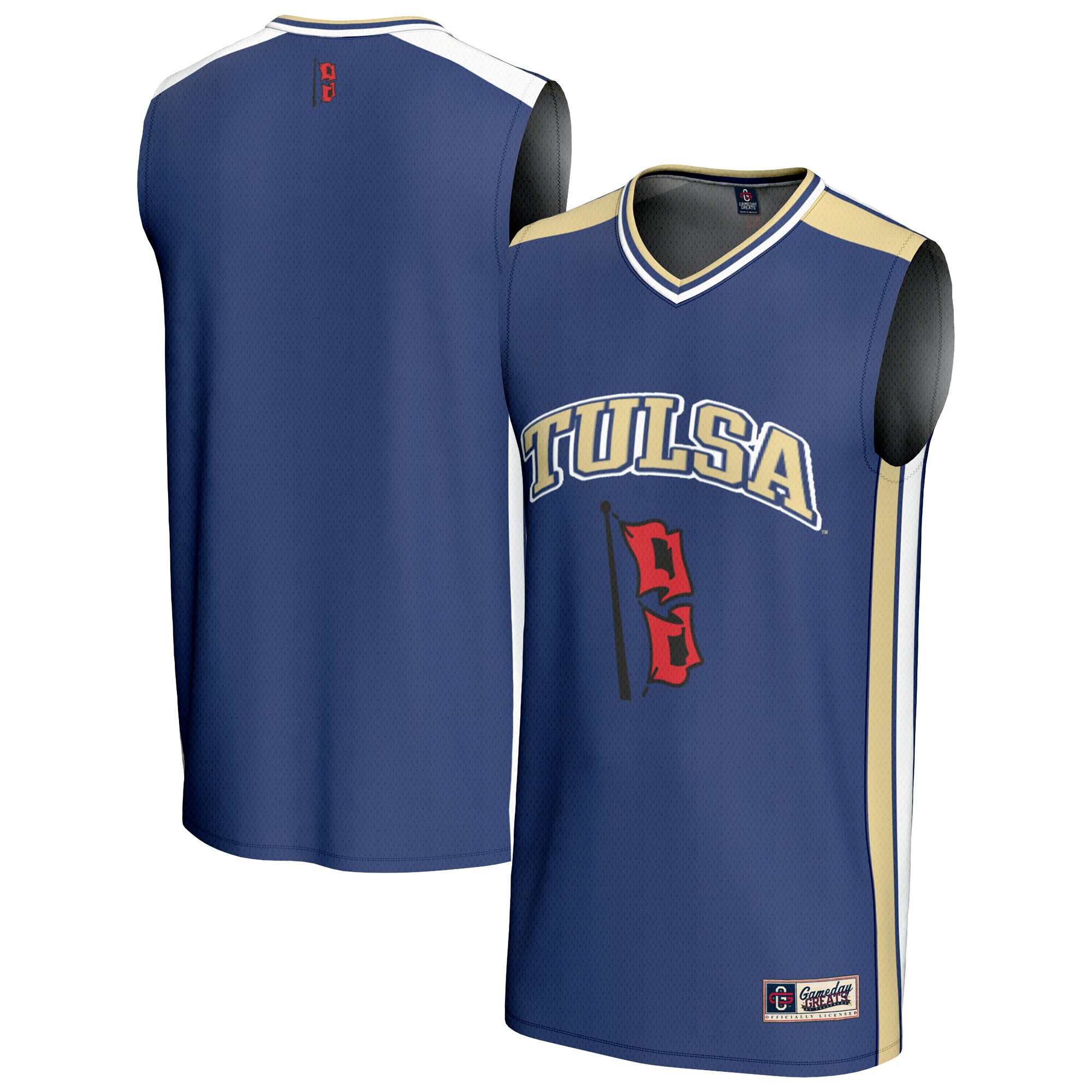[DDG] Tulsa Golden Hurricane GameDay Greats Youth Basketball Jersey - Royal