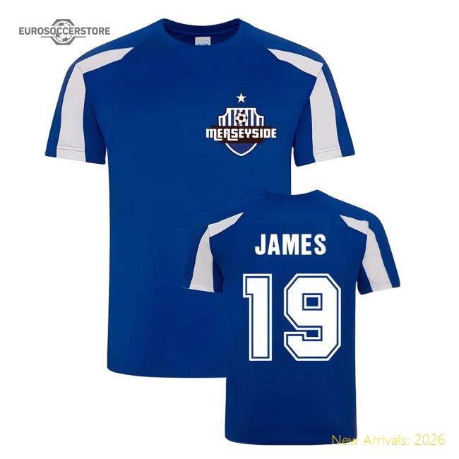 Authentic James Rodriguez Everton Sports Training Jersey (blue)