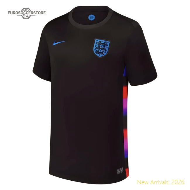 England Away Fan Version Womens Football Jersey For Match Day