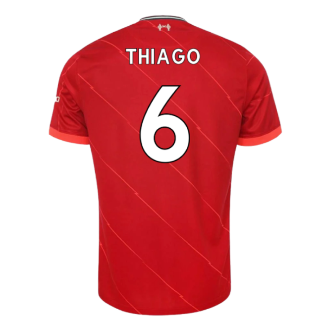 Kids THIAGO 6 Liverpool Main Team Top Tier Home Player Jersey (1)